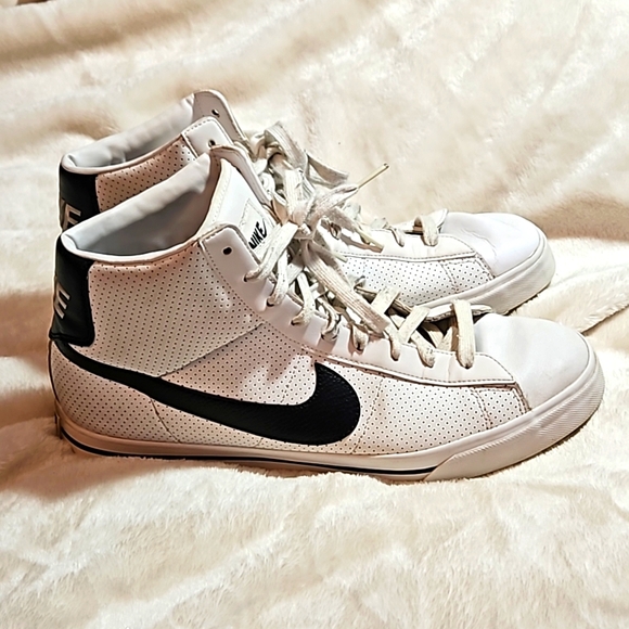 Nike Other - Nike Sweet Classic High Top sneakers Leather Lace Up White mens size 12